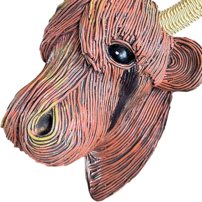 Highland Cow Wall Sculpture Rustic Farmhouse Decor