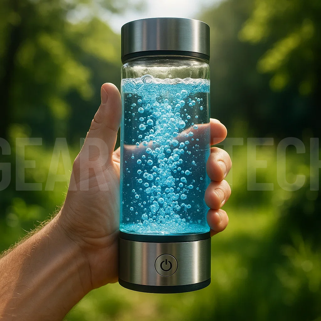 Hydrogen Water Bottle with USB Rechargeable Hydrogen Generator