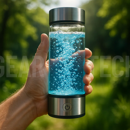 Hydrogen Water Bottle with USB Rechargeable Hydrogen Generator