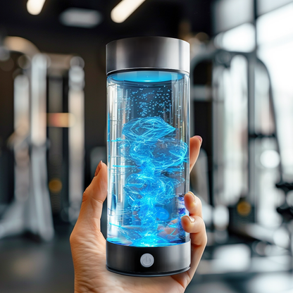 Hydrogen Water Bottle with USB Rechargeable Hydrogen Generator