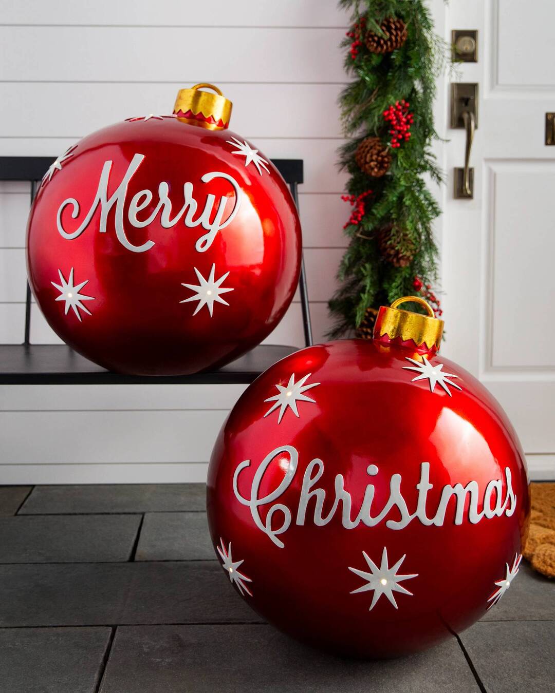 Inflatable Christmas Ornament Balls for Indoor and Outdoor Decor