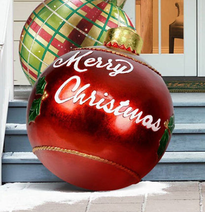 Inflatable Christmas Ornament Balls for Indoor and Outdoor Decor