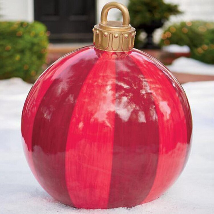 Inflatable Christmas Ornament Balls for Indoor and Outdoor Decor
