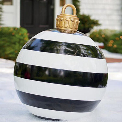 Inflatable Christmas Ornament Balls for Indoor and Outdoor Decor