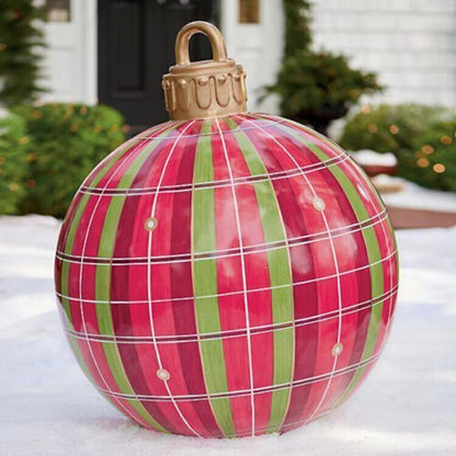 Inflatable Christmas Ornament Balls for Indoor and Outdoor Decor
