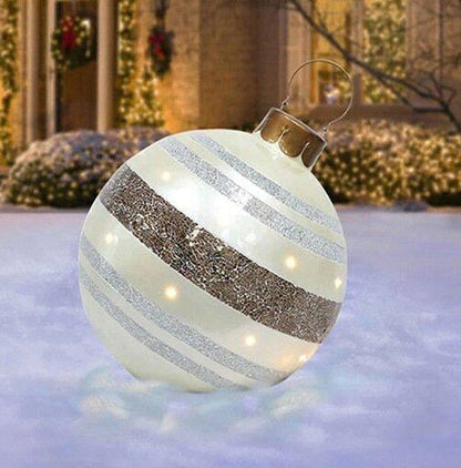 Inflatable Christmas Ornament Balls for Indoor and Outdoor Decor