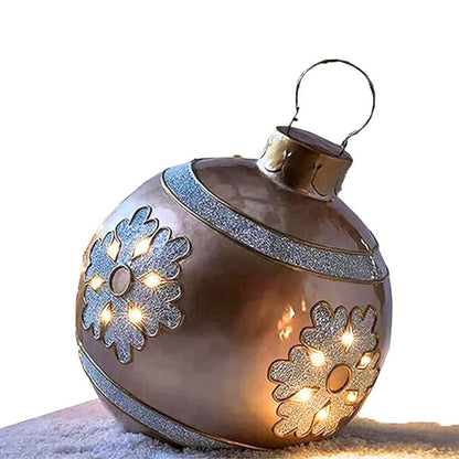 Inflatable Christmas Ornament Balls for Indoor and Outdoor Decor
