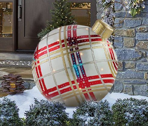 Inflatable Christmas Ornament Balls for Indoor and Outdoor Decor