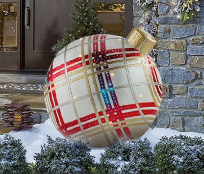 Inflatable Christmas Ornament Balls for Indoor and Outdoor Decor