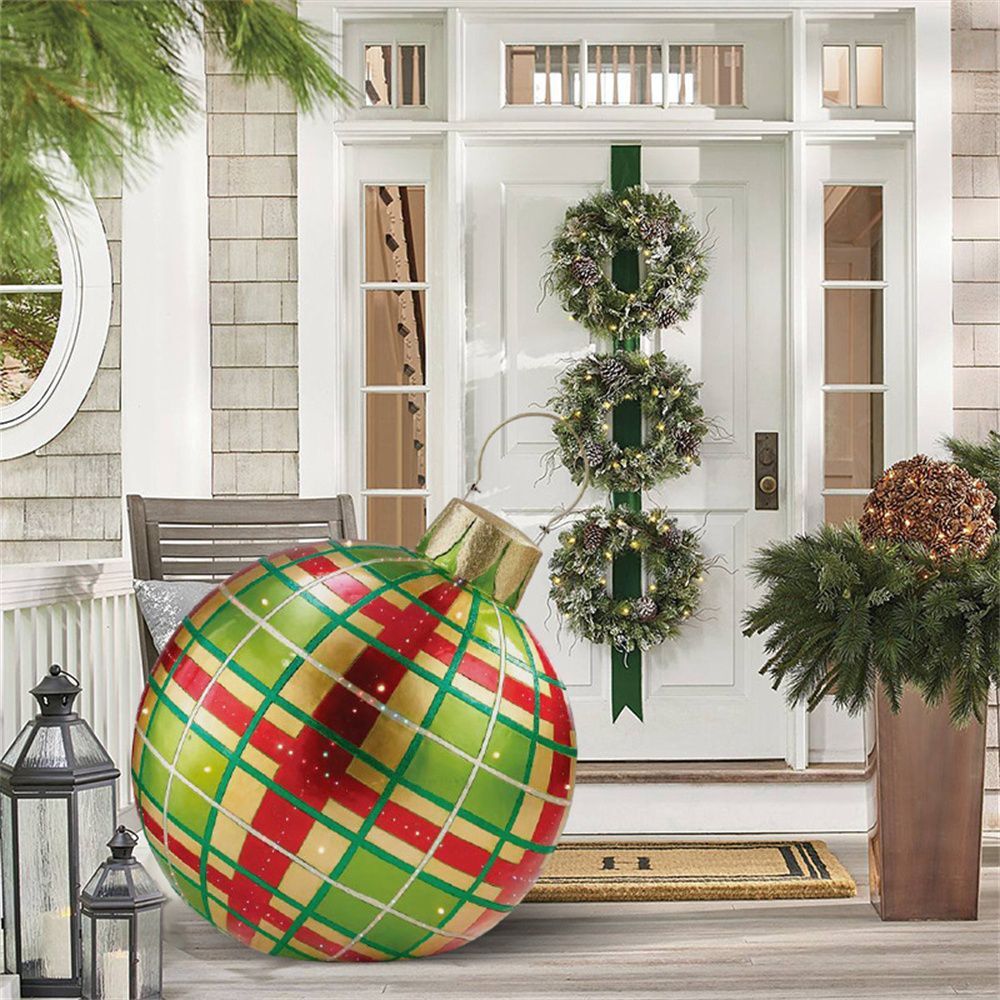 Inflatable Christmas Ornament Balls for Indoor and Outdoor Decor