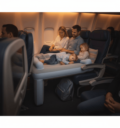 Inflatable Kids Travel Bed with Air Pump and Carry Bag