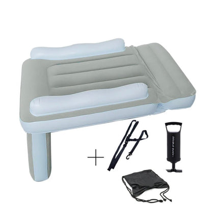 Inflatable Kids Travel Bed with Air Pump and Carry Bag