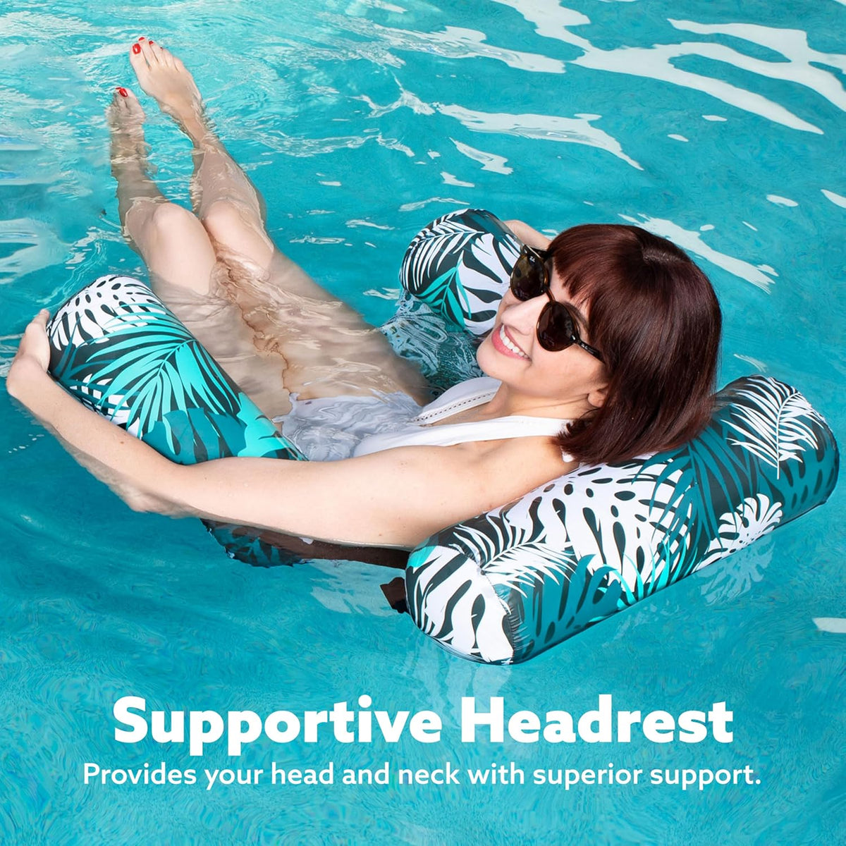 Inflatable Mesh Pool Float Lounge Chair