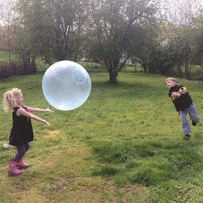 Inflatable Tear Resistant Bubble Ball Reusable Outdoor Play Balloon