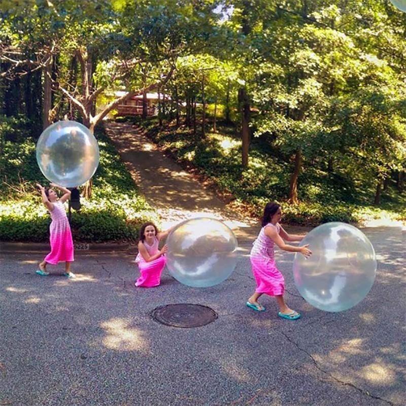 Inflatable Tear Resistant Bubble Ball Reusable Outdoor Play Balloon