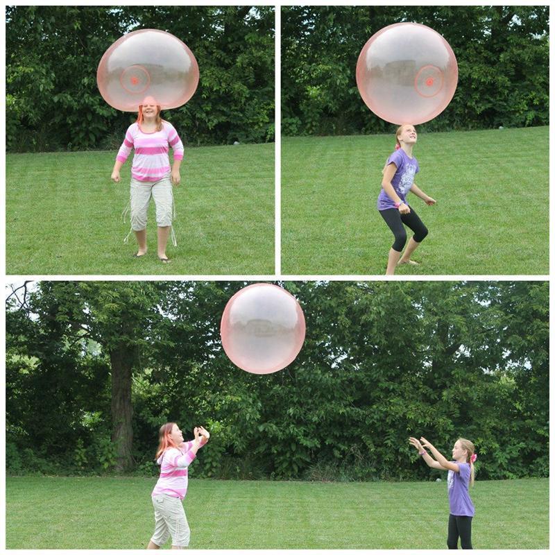 Inflatable Tear Resistant Bubble Ball Reusable Outdoor Play Balloon