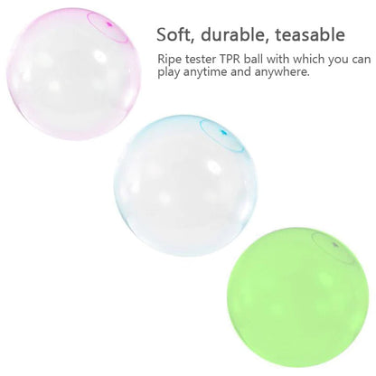 Inflatable Tear Resistant Bubble Ball Reusable Outdoor Play Balloon