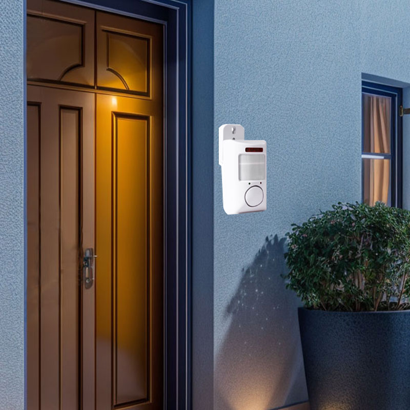 Infrared Motion Sensor Alarm with Two Remote Controls