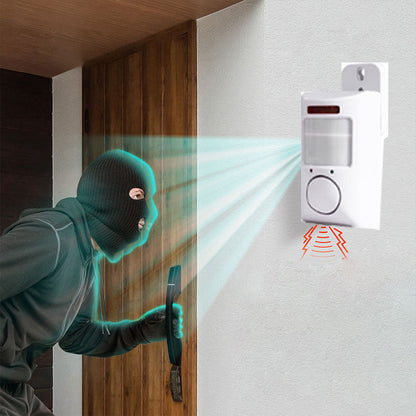 Infrared Motion Sensor Alarm with Two Remote Controls