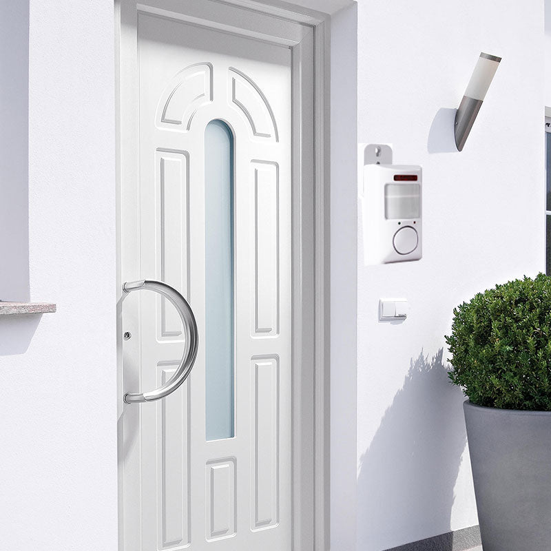 Infrared Motion Sensor Alarm with Two Remote Controls