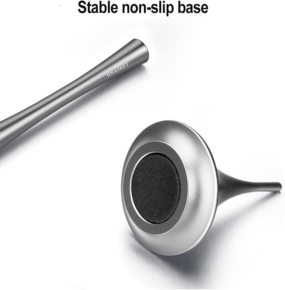 Inkless Metal Pen with Replaceable Tip and Spinning Base