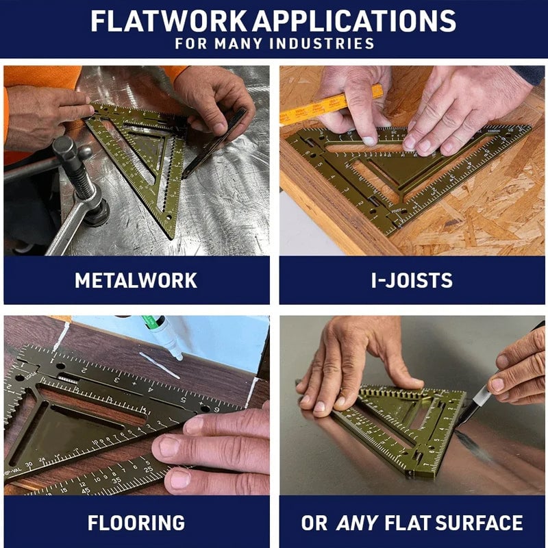Innovative Rafter Square Measuring Layout Tool