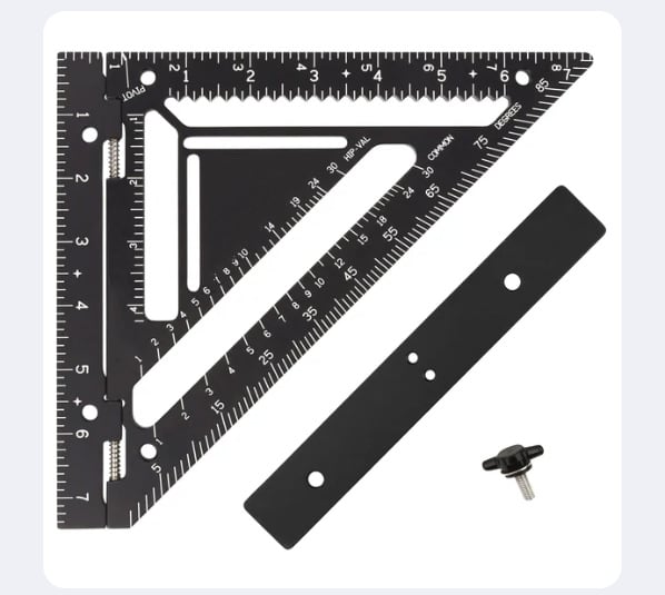 Innovative Rafter Square Measuring Layout Tool