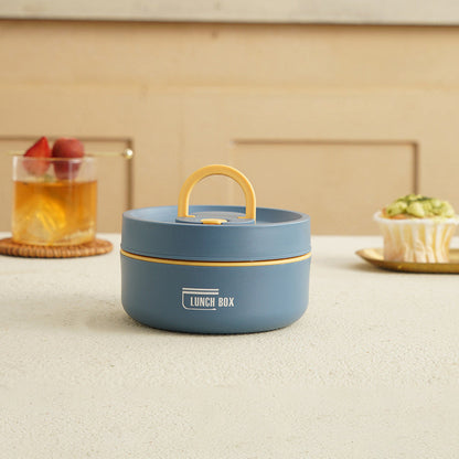 Insulated Stainless Steel Lunch Box with Carry Bag
