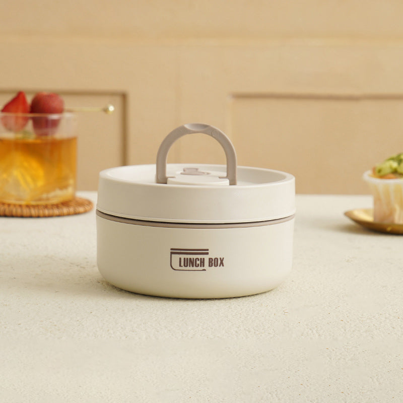 Insulated Stainless Steel Lunch Box with Carry Bag