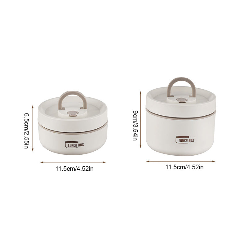 Insulated Stainless Steel Lunch Box with Carry Bag