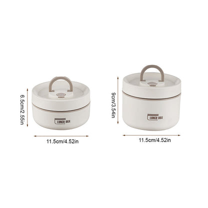 Insulated Stainless Steel Lunch Box with Carry Bag