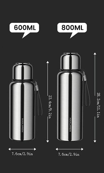 Insulated Stainless Steel Thermos Bottle with Tea Filter