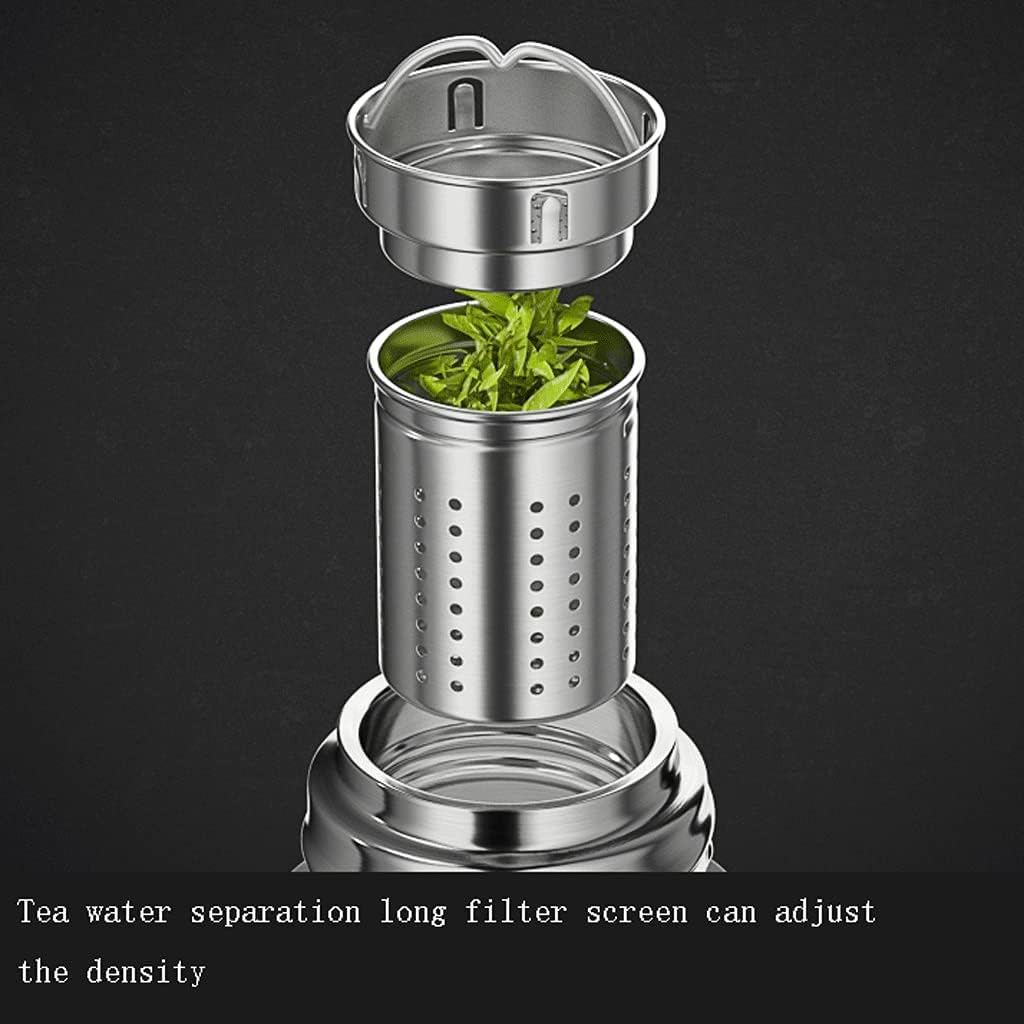 Insulated Stainless Steel Thermos Bottle with Tea Filter