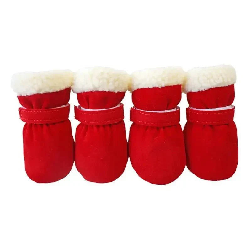 Insulated Waterproof Dog Boots Winter Paw Protection