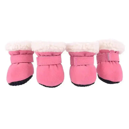 Insulated Waterproof Dog Boots Winter Paw Protection