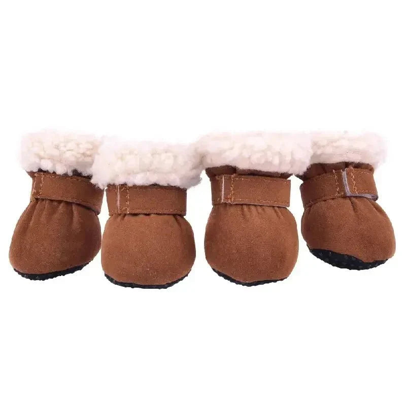 Insulated Waterproof Dog Boots Winter Paw Protection