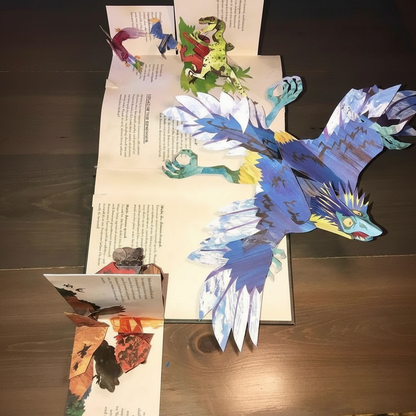 Interactive Dinosaur Pop Up Book with 3D Scenes