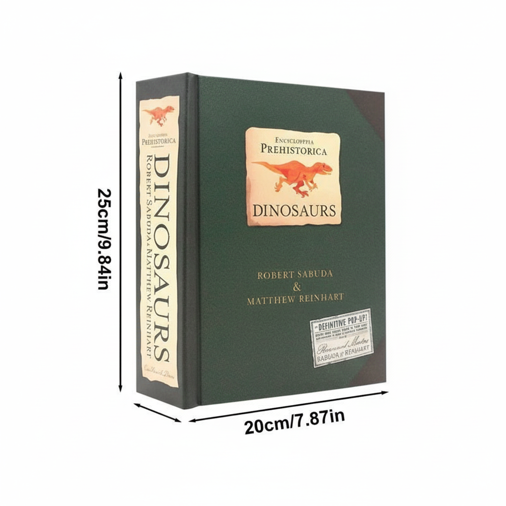 Interactive Dinosaur Pop Up Book with 3D Scenes