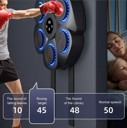 Interactive Music Boxing Pad with Target Zones Rhythm Training Punch Machine