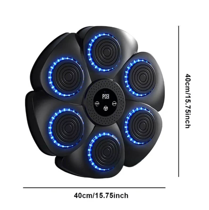 Interactive Music Boxing Pad with Target Zones Rhythm Training Punch Machine
