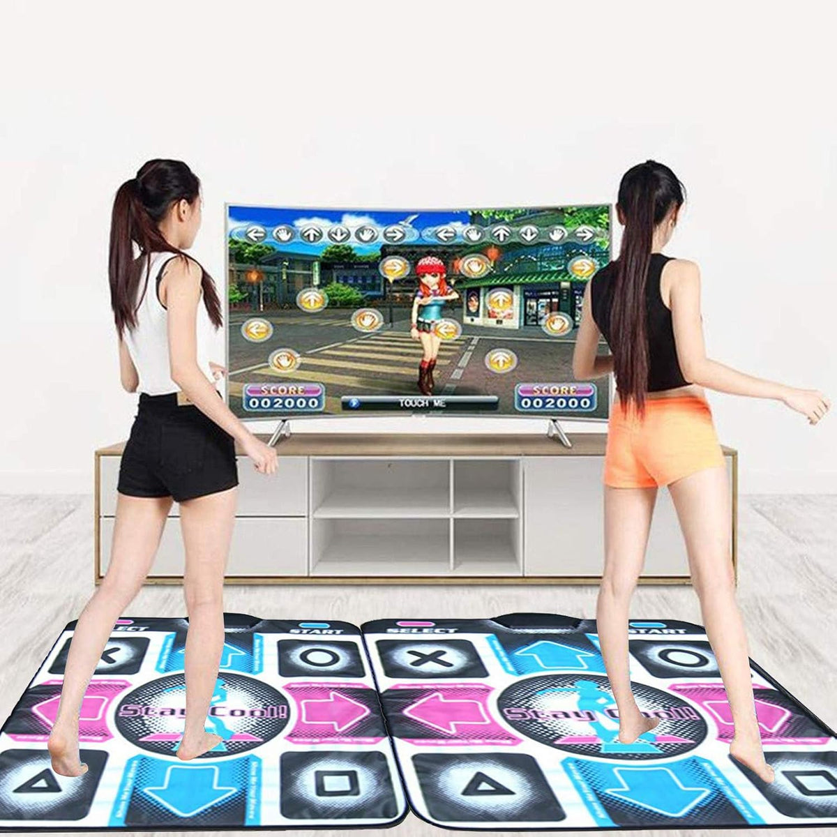 Interactive Music Dance Mat with Motion Sensors for Kids