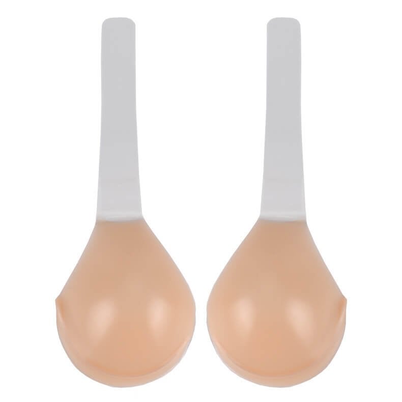 Invisible Adhesive Strapless Silicone Push Up Bra Backless Deep V Lift Support Reusable Stick On Cups