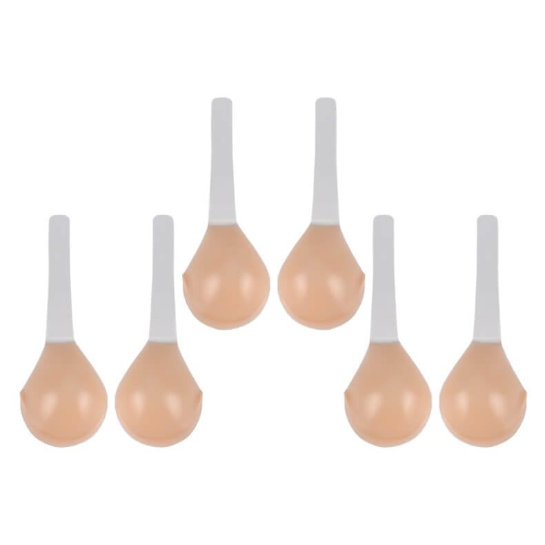 Invisible Adhesive Strapless Silicone Push Up Bra Backless Deep V Lift Support Reusable Stick On Cups