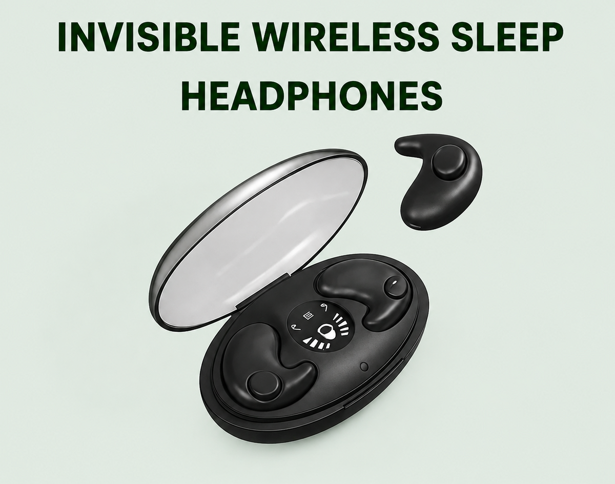 Invisible Bluetooth 5.3 Sleep Earbuds for Side Sleepers