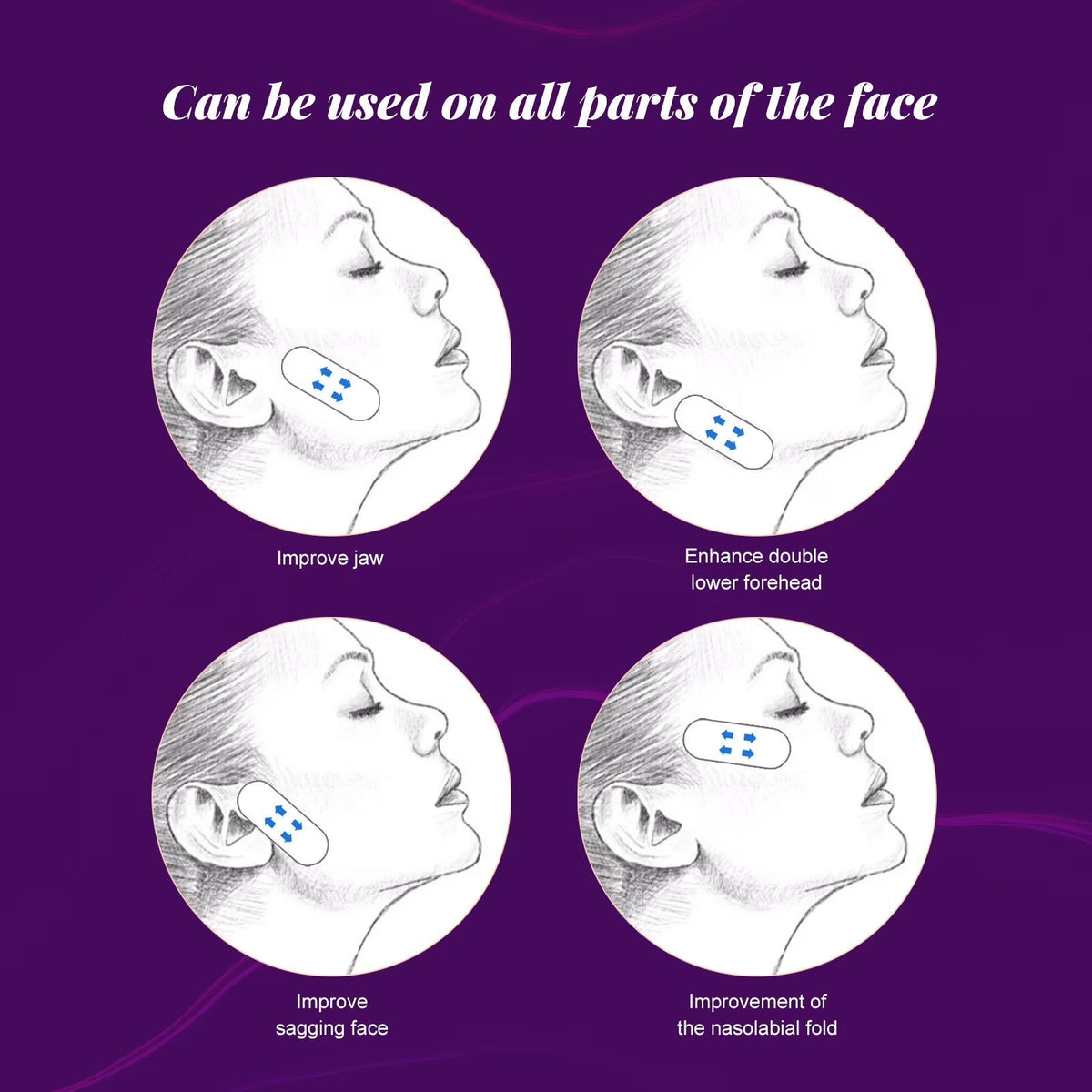 Invisible Face Lift Tape for Makeup and Contouring
