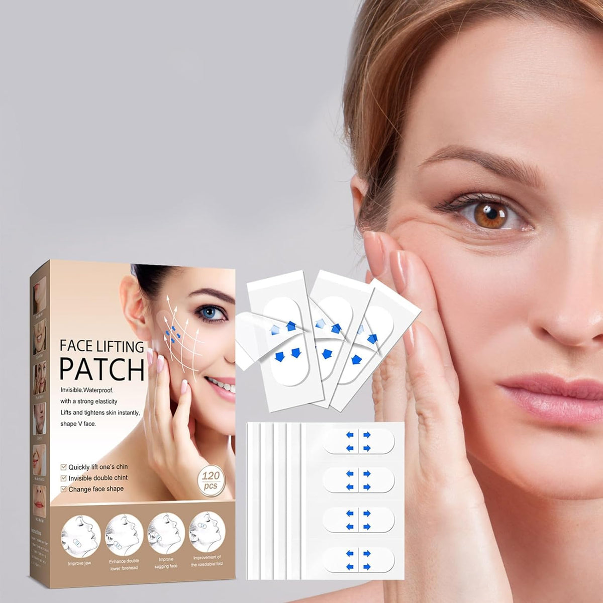 Invisible Face Lift Tape for Makeup and Contouring