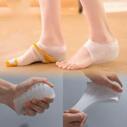 Invisible Height Increase Insoles Cushioned Shoe Inserts
