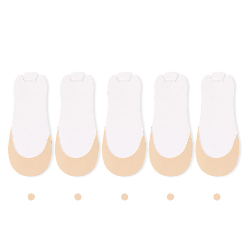 Invisible Toe Cover Socks 5 Pairs