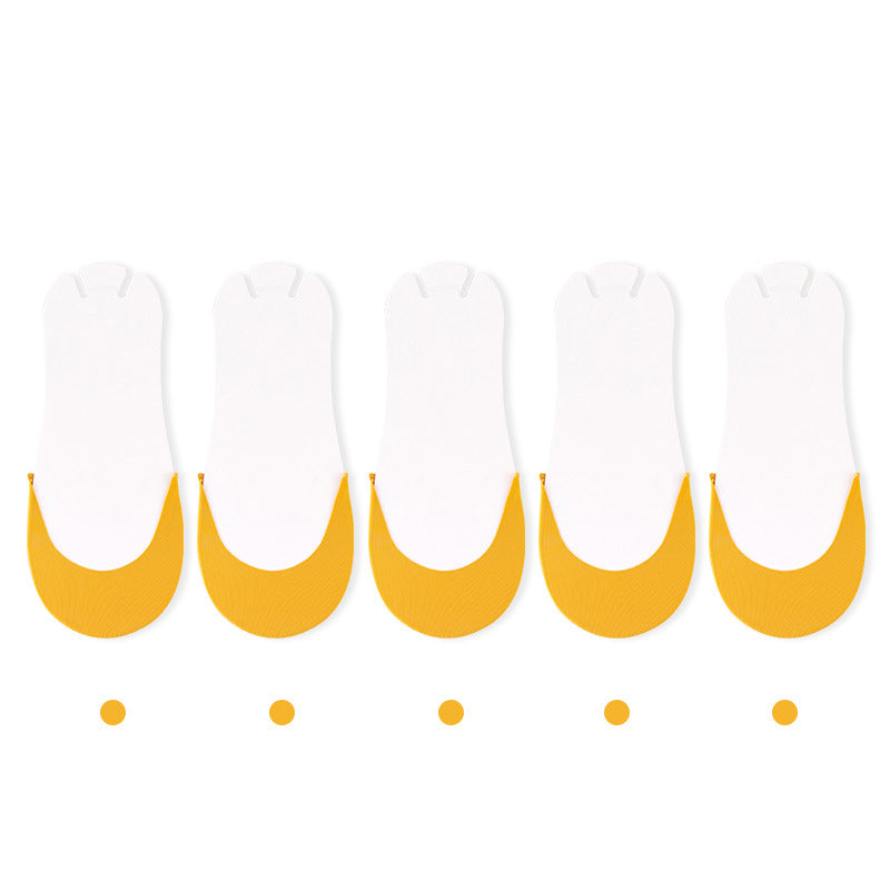 Invisible Toe Cover Socks 5 Pairs