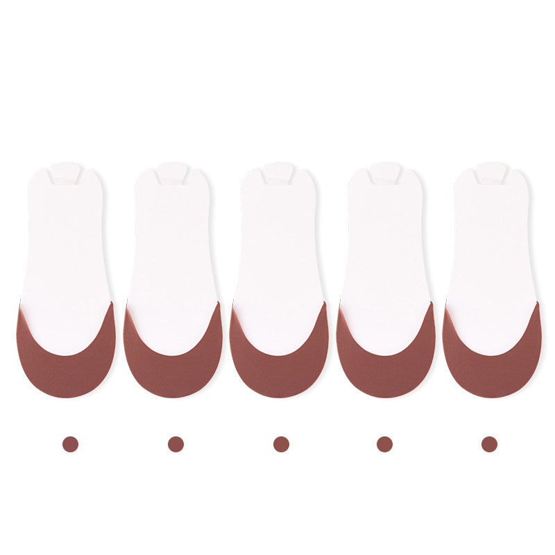 Invisible Toe Cover Socks 5 Pairs
